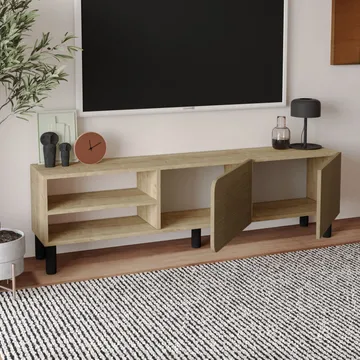 Relento Tv-bänk 150 cm - varm ek, sapphire-ek - Möbler - TV- & Mediamöbler - TV bänk & mediabänk
