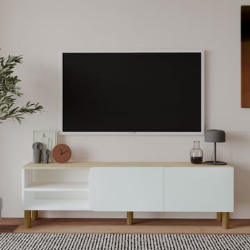 Relento Tv-bänk 150 cm - vit, sapphire oak - Möbler - TV- & Mediamöbler - TV bänk & mediabänk