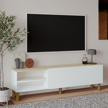 Relento Tv-bänk 150 cm - vit, sapphire oak - Möbler - TV- & Mediamöbler - TV bänk & mediabänk