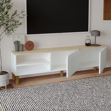 Relento Tv-bänk 150 cm - vit, sapphire oak - Möbler - TV- & Mediamöbler - TV bänk & mediabänk