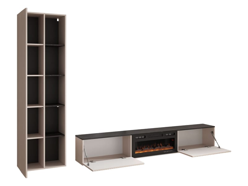 Relor Möbelset för vardagsrum - beige - Möbler - TV- & Mediamöbler - TV-möbelset