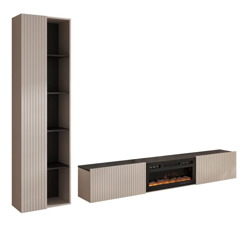 Relor Möbelset för vardagsrum, beige