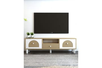 Rion Tv-bänk 140 cm - Beige - Möbler - TV- & Mediamöbler - TV bänk & mediabänk