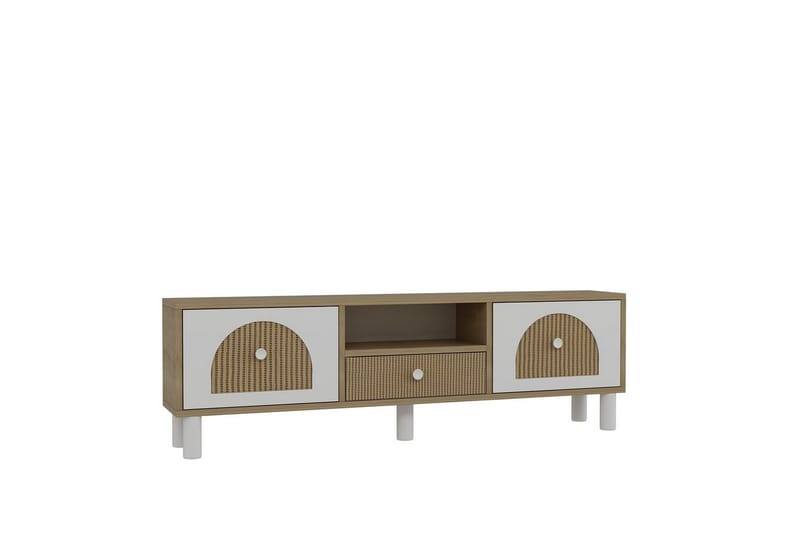 Rion Tv-bänk 140 cm - Beige - Möbler - TV- & Mediamöbler - TV bänk & mediabänk