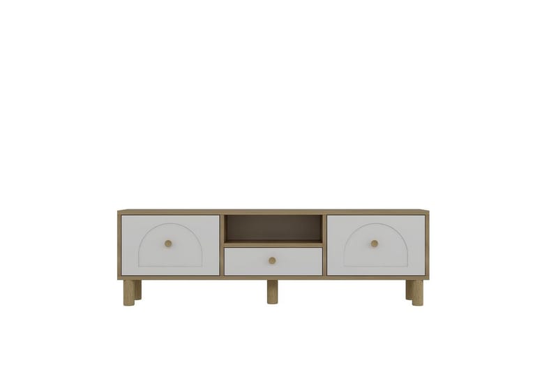 Rion Tv-bänk 140 cm - Vit - Möbler - TV- & Mediamöbler - TV bänk & mediabänk