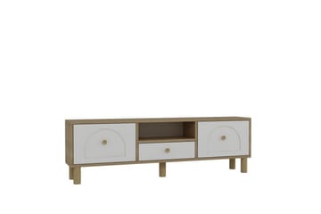 Rion Tv-bänk 140 cm - Vit - Möbler - TV- & Mediamöbler - TV bänk & mediabänk