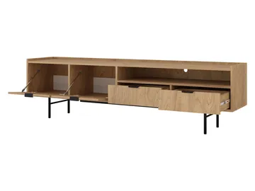 Rolden TV-bänk 200x55 cm - Valnöt - Möbler - TV- & Mediamöbler - TV bänk & mediabänk