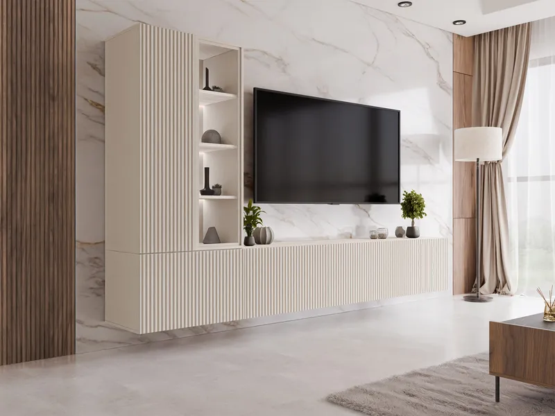 Rylar TV-väggmöbel - beige - Möbler - TV- & Mediamöbler - TV-möbelset