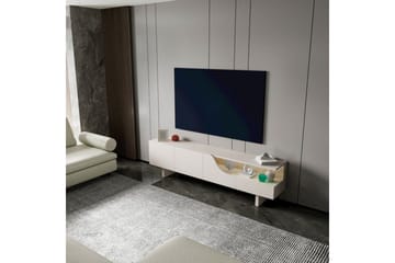 Safiya Tv-bänk 180 cm - Beige - Möbler - TV- & Mediamöbler - TV bänk & mediabänk