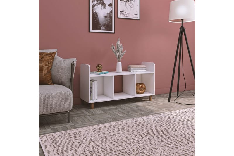 Sakarya Tv-bänk 115,2 cm - Vit - Möbler - TV- & Mediamöbler - TV bänk & mediabänk