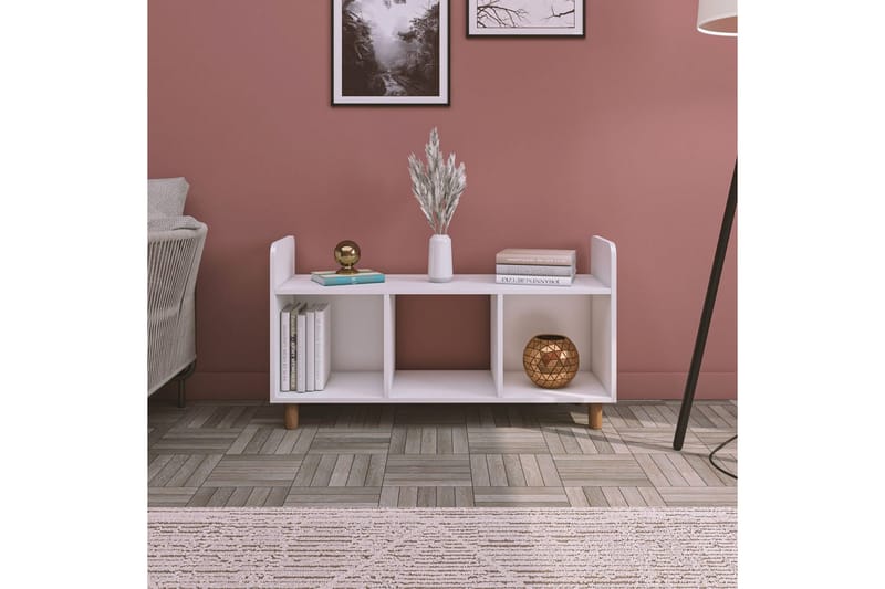 Sakarya Tv-bänk 115,2 cm - Vit - Möbler - TV- & Mediamöbler - TV bänk & mediabänk