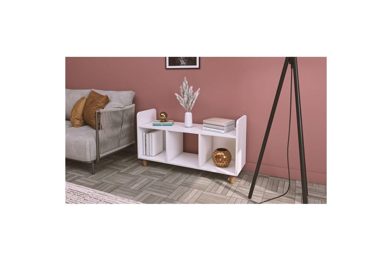 Sakarya Tv-bänk 115,2 cm - Vit - Möbler - TV- & Mediamöbler - TV bänk & mediabänk