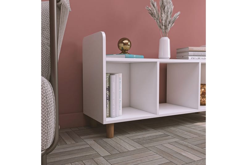 Sakarya Tv-bänk 115,2 cm - Vit - Möbler - TV- & Mediamöbler - TV bänk & mediabänk