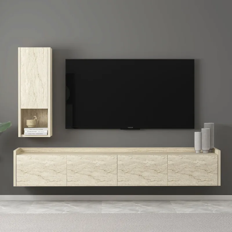 Semoure Tv-Bänk 160 cm - Möbler - TV- & Mediamöbler - TV bänk & mediabänk