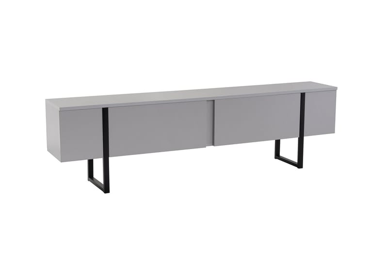 Serenity Tv-bänk 180x30 cm - Grå/Svart - Möbler - TV- & Mediamöbler - TV bänk & mediabänk