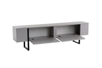 Serenity Tv-bänk 180x30 cm - Grå/Svart - Möbler - TV- & Mediamöbler - TV bänk & mediabänk