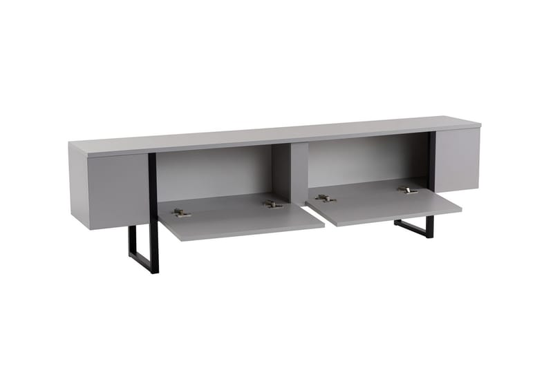 Serenity Tv-bänk 180x30 cm - Grå/Svart - Möbler - TV- & Mediamöbler - TV bänk & mediabänk