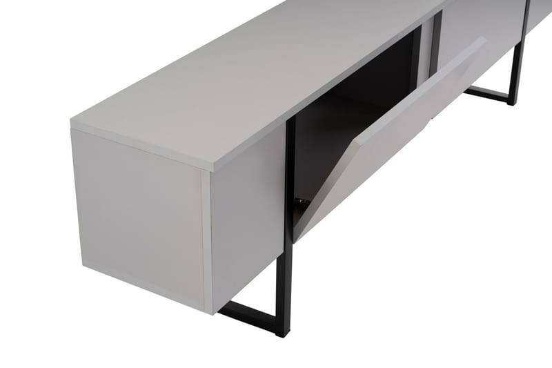 Serenity Tv-bänk 180x30 cm - Grå/Svart - Möbler - TV- & Mediamöbler - TV bänk & mediabänk
