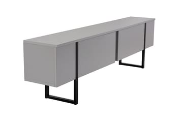 Serenity Tv-bänk 180x30 cm - Grå/Svart - Möbler - TV- & Mediamöbler - TV bänk & mediabänk
