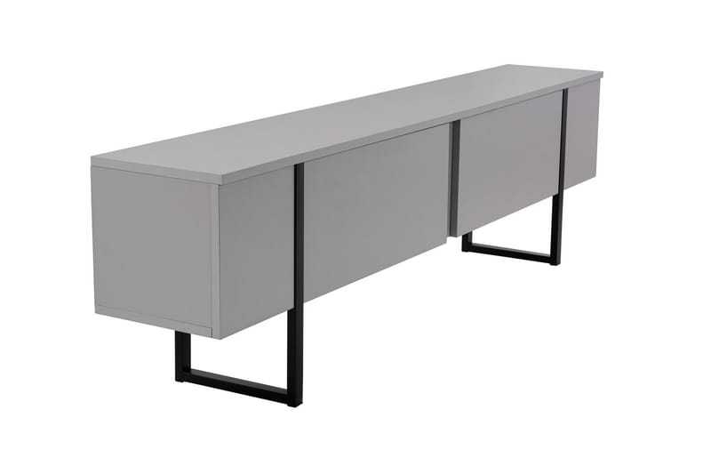 Serenity Tv-bänk 180x30 cm - Grå/Svart - Möbler - TV- & Mediamöbler - TV bänk & mediabänk