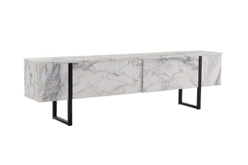 Serenity Tv-bänk 180x30 cm - Marmor/Svart - Möbler - TV- & Mediamöbler - TV bänk & mediabänk