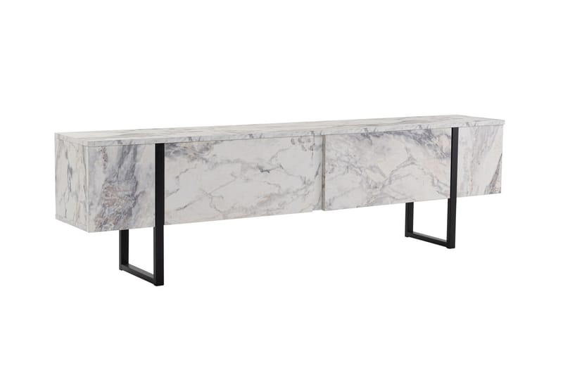 Serenity Tv-bänk 180x30 cm - Marmor/Svart - Möbler - TV- & Mediamöbler - TV bänk & mediabänk