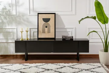 Serenity Tv-bänk 180x30 cm - Svart - Möbler - TV- & Mediamöbler - TV bänk & mediabänk