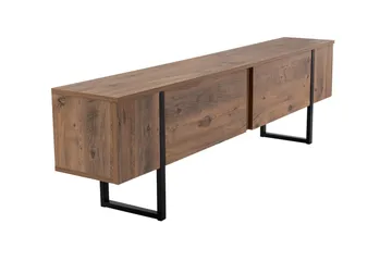 Serenity Tv-bänk 180x30 cm - Trä/Svart - Möbler - TV- & Mediamöbler - TV bänk & mediabänk