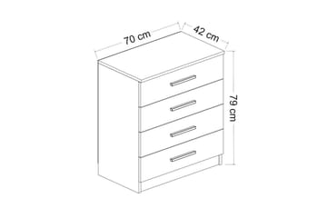 Serin Tv-skåp 70 cm - Vit - Möbler - TV- & Mediamöbler - TV-skåp