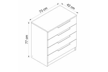 Serin Tv-skåp 73 cm - Valnöt - Möbler - TV- & Mediamöbler - TV-skåp