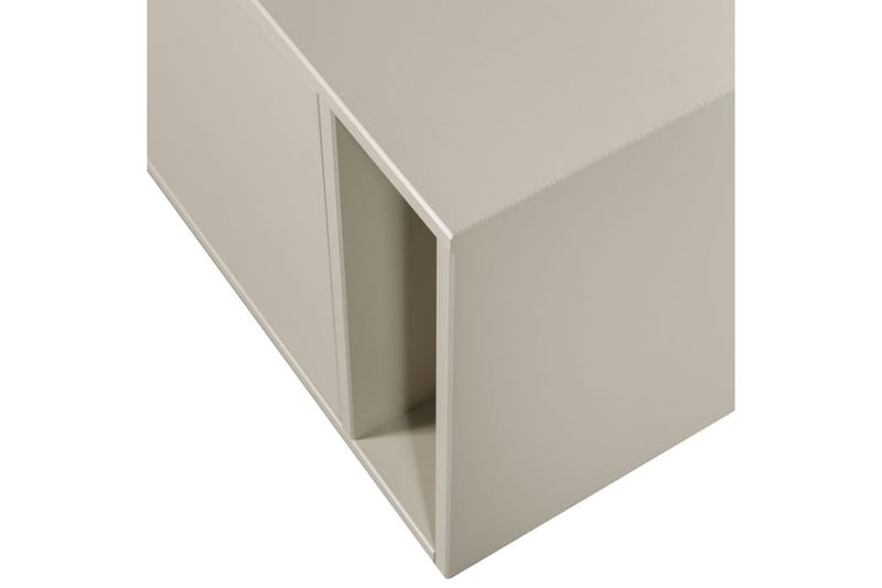 Settle Golvstående Tv Bänk 108 cm med Förvaring i Furu - Ljusbeige - Möbler - TV- & Mediamöbler - TV bänk & mediabänk