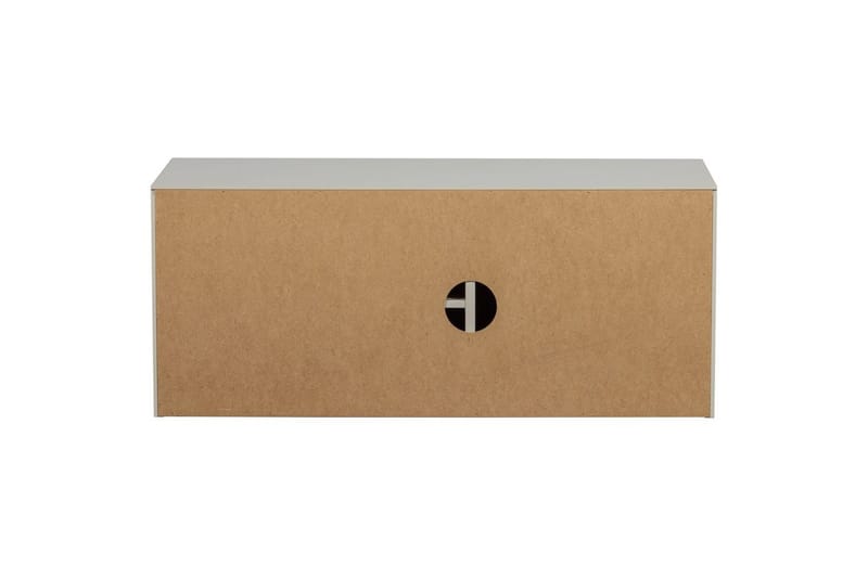 Settle Golvstående Tv Bänk 108 cm med Förvaring i Furu - Ljusbeige - Möbler - TV- & Mediamöbler - TV bänk & mediabänk