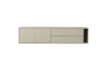 Settle Vägghängd TV-bänk 200 cm med Förvaring i Furu - Sandbeige - Möbler - TV- & Mediamöbler - TV bänk & mediabänk