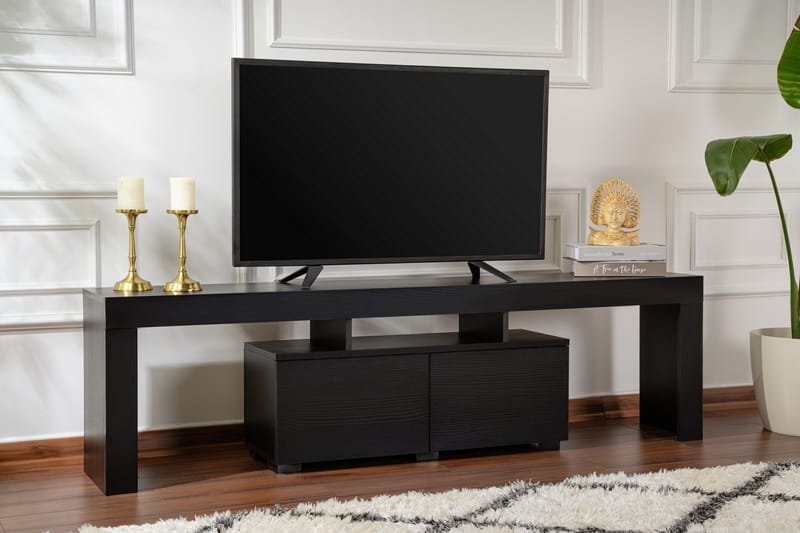 Shanah Tv-bänk 180x31 cm - Svart - Möbler - TV- & Mediamöbler - TV bänk & mediabänk