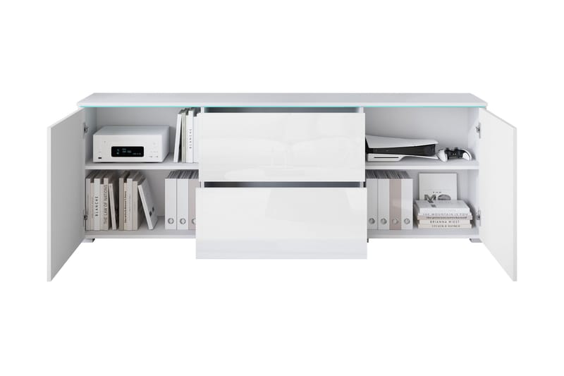 Sherie Tv-bänk 180 cm - Brun - Möbler - TV- & Mediamöbler - TV bänk & mediabänk