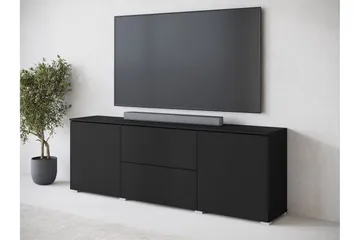 Sherie Tv-bänk 180 cm - Svart - Möbler - TV- & Mediamöbler - TV bänk & mediabänk