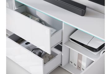 Sherie Tv-bänk 180 cm - Svart - Möbler - TV- & Mediamöbler - TV bänk & mediabänk