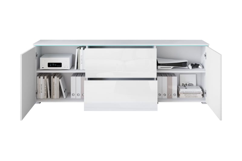 Sherie Tv-bänk 180 cm - Svart - Möbler - TV- & Mediamöbler - TV bänk & mediabänk