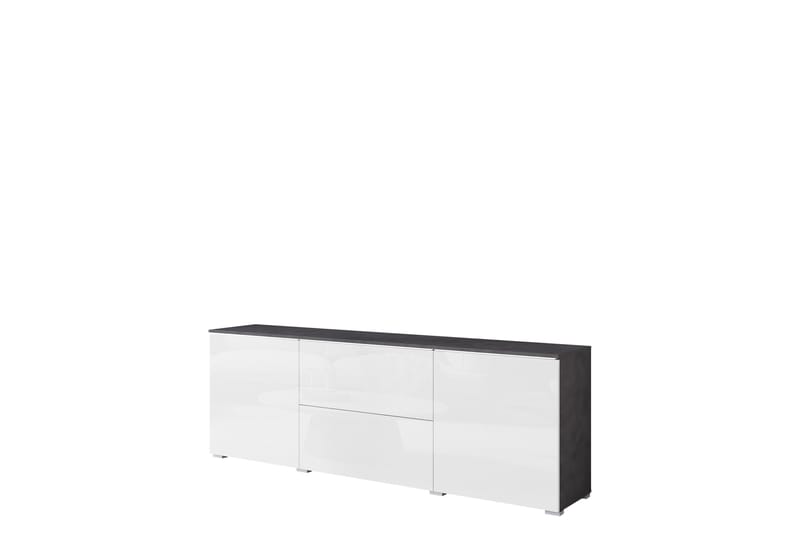 Sherie Tv-bänk 180 cm - Vit/Grå - Möbler - TV- & Mediamöbler - TV bänk & mediabänk