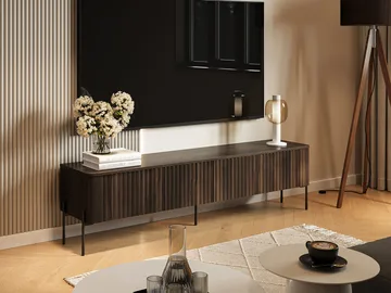 Sherie Tv-bänk 190 cm - brun - Möbler - TV- & Mediamöbler - TV bänk & mediabänk