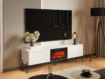 Sherie Tv-bänk 190 cm - Vit - Möbler - TV- & Mediamöbler - TV bänk & mediabänk