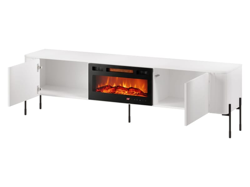 Sherie Tv-bänk 190 cm - Vit - Möbler - TV- & Mediamöbler - TV bänk & mediabänk