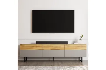 Sign Tv-bänk 180 cm - Grå/Ek - Möbler - TV- & Mediamöbler - TV bänk & mediabänk