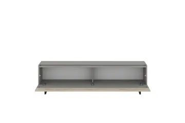 Sign Tv-bänk 180 cm - Grå/Travertin - Möbler - TV- & Mediamöbler - TV bänk & mediabänk