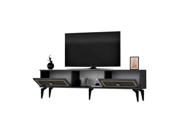 Sivaji Tv-bänk 150 cm - Guld/Antracit - Möbler - TV- & Mediamöbler - TV bänk & mediabänk