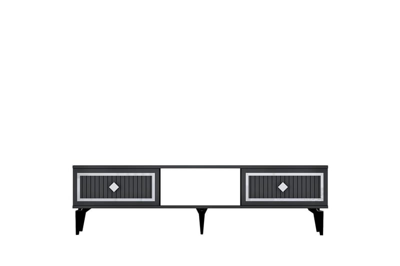 Sivaji Tv-bänk 150 cm - Silver/Antracit - Möbler - TV- & Mediamöbler - TV bänk & mediabänk
