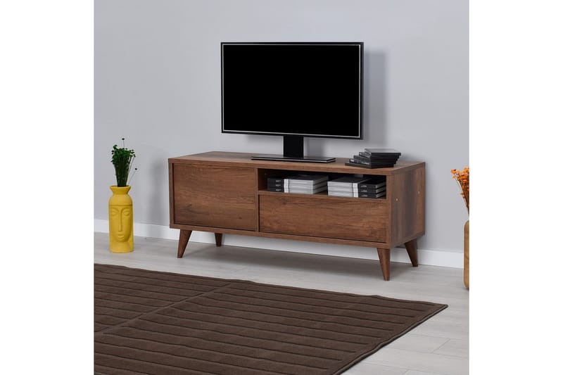 Sosan Tv-bänk 120 cm - Brun - Möbler - TV- & Mediamöbler - TV bänk & mediabänk