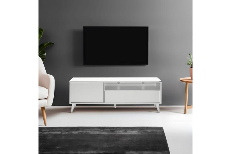 Sosan Tv-bänk 150 cm - Vit - Möbler - TV- & Mediamöbler - TV bänk & mediabänk