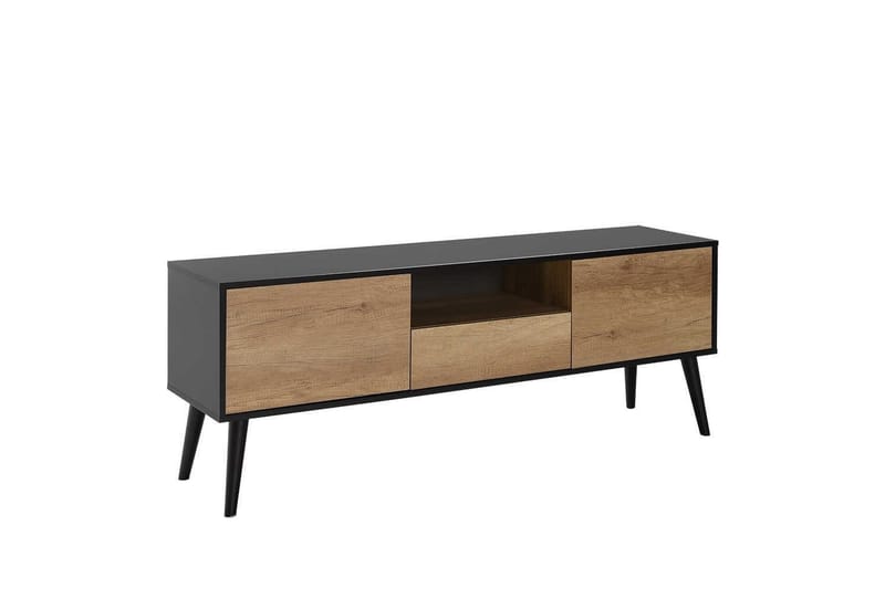 Sosan Tv-bänk 160 cm - Taupe/Svart - Möbler - TV- & Mediamöbler - TV bänk & mediabänk