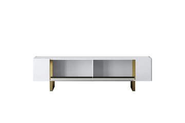 Sozi Tv-bänk 180 cm - Guld/Vit - Möbler - TV- & Mediamöbler - TV bänk & mediabänk